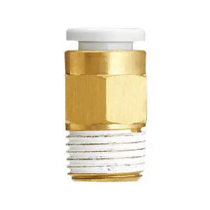 CONEX BRONCE RECTA MACHO 8MM |KQ2H08-02AS|