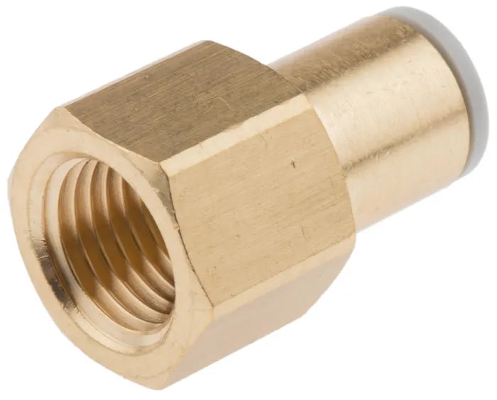 CONEX BRONCE RECTA HEMBRA 8MM  |KQ2F08-02A|